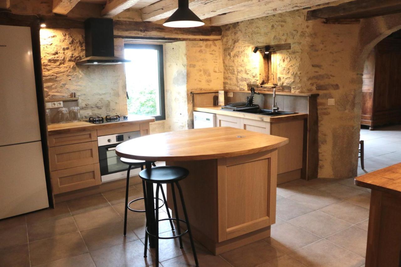 Grande Maison De Caractere En Pierres -Superbe Vue Saint-Cirgues  Exteriör bild
